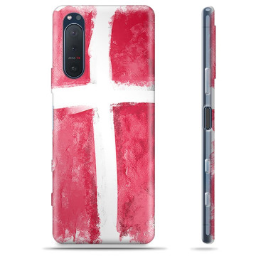 Sony Xperia 5 II TPU Hoesje - Deense Vlag