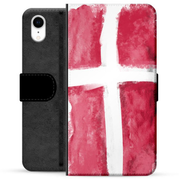 iPhone XR Premium Portemonnee Hoesje - Deense Vlag