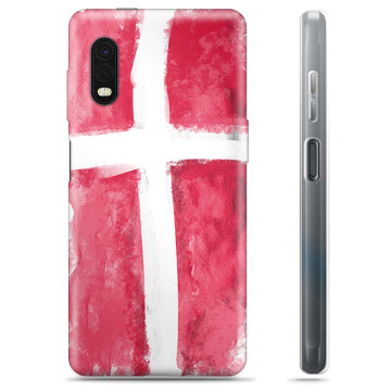 Samsung Galaxy Xcover Pro TPU Hoesje - Deense Vlag