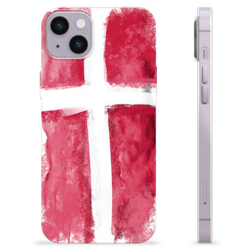 iPhone 14 Plus TPU Hoesje - Deense Vlag