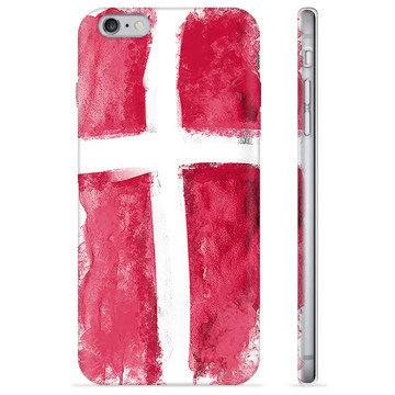 iPhone 6 Plus / 6S Plus TPU Hoesje - Deense Vlag