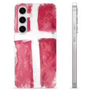 Samsung Galaxy S24 TPU Hoesje - Deense Vlag