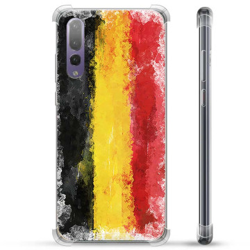 Huawei P20 Pro Hybride Hoesje - Duitse Vlag