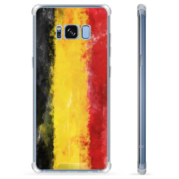 Samsung Galaxy S8 Hybride Hoesje - Duitse Vlag