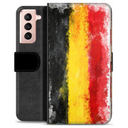 Samsung Galaxy S21 5G Premium Portemonnee Hoesje - Duitse Vlag