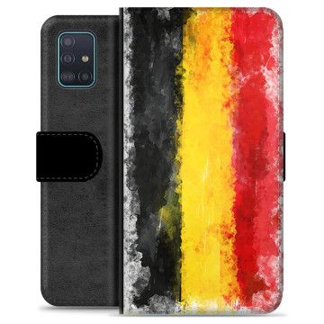 Samsung Galaxy A51 Premium Portemonnee Hoesje - Duitse Vlag