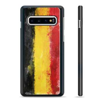 Samsung Galaxy S10+ Beschermende Cover - Duitse Vlag