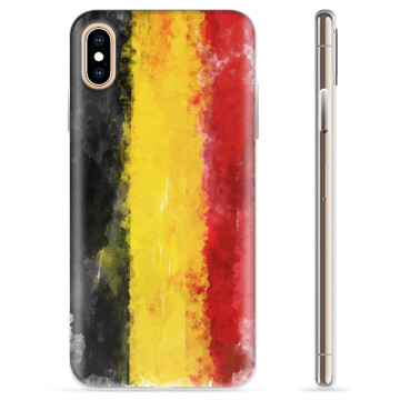 iPhone X / iPhone XS TPU Hoesje - Duitse Vlag