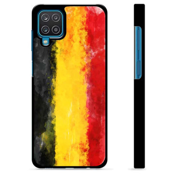 Samsung Galaxy A12 Beschermende Cover - Duitse Vlag