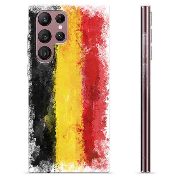 Samsung Galaxy S22 Ultra 5G TPU Hoesje - Duitse Vlag