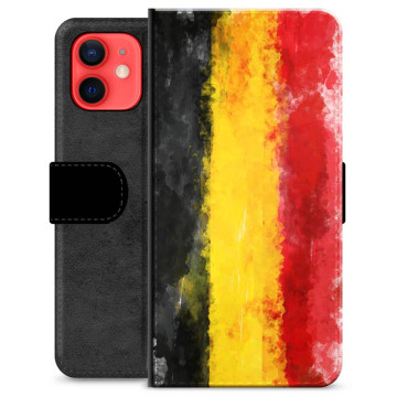 iPhone 12 mini Premium Portemonnee Hoesje - Duitse Vlag