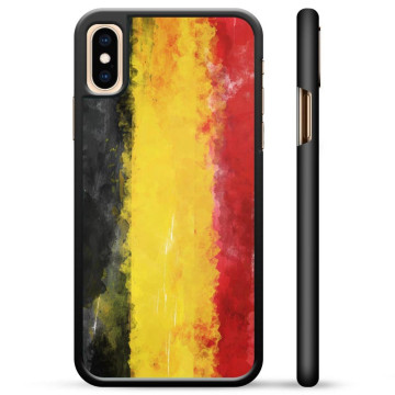 iPhone X / iPhone XS Beschermende Cover - Duitse Vlag