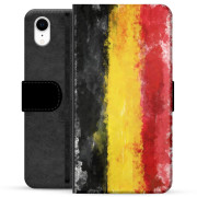 iPhone XR Premium Portemonnee Hoesje - Duitse Vlag