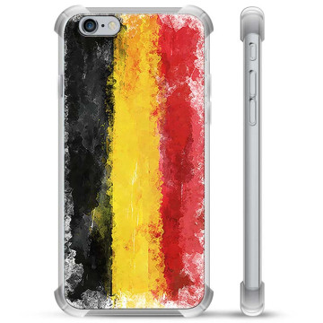 iPhone 6 Plus / 6S Plus Hybride Hoesje - Duitse Vlag