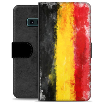 Samsung Galaxy S10e Premium Portemonnee Hoesje - Duitse Vlag