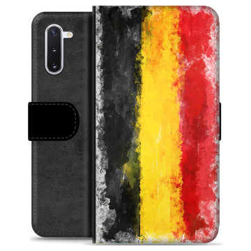 Samsung Galaxy Note10 Premium Portemonnee Hoesje - Duitse Vlag