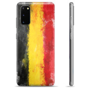 Samsung Galaxy S20 TPU Hoesje - Duitse Vlag