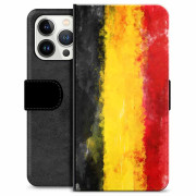 iPhone 13 Pro Premium Portemonnee Hoesje - Duitse Vlag