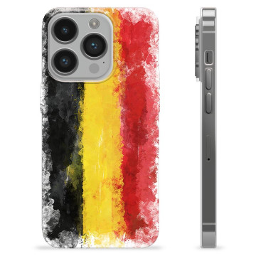 iPhone 14 Pro TPU Hoesje - Duitse Vlag