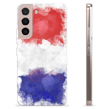 Samsung Galaxy S22 5G TPU Hoesje - Franse Vlag