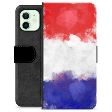 iPhone 12 Premium Portemonnee Hoesje - Franse Vlag