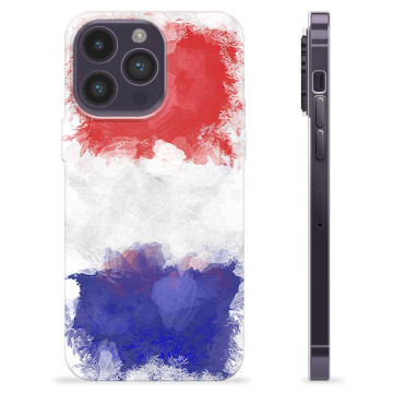 iPhone 14 Pro Max TPU Hoesje - Franse Vlag