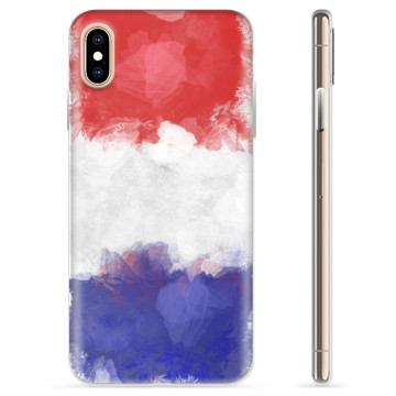 iPhone X / iPhone XS TPU Hoesje - Franse Vlag