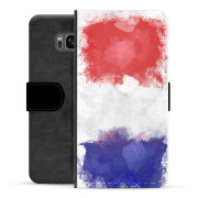 Samsung Galaxy S8+ Premium Portemonnee Hoesje - Franse Vlag