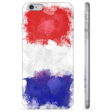 iPhone 6 Plus / 6S Plus TPU Hoesje - Franse Vlag