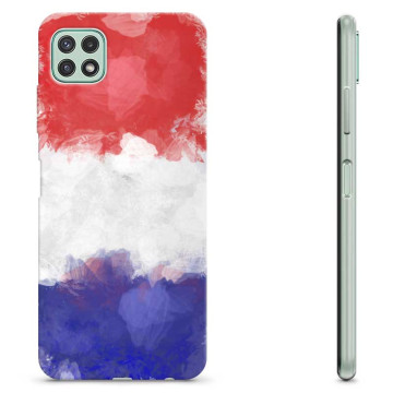 Samsung Galaxy A22 5G TPU Hoesje - Franse Vlag