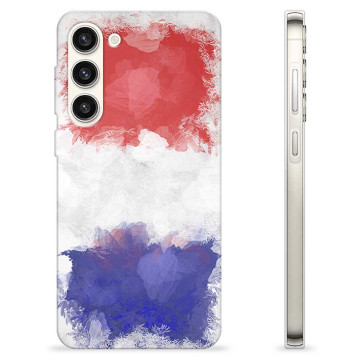 Samsung Galaxy S23+ 5G TPU Hoesje - Franse Vlag