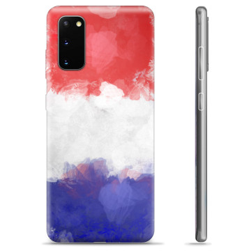 Samsung Galaxy S20 TPU Hoesje - Franse Vlag