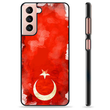 Samsung Galaxy S21 5G Beschermende Cover - Turkse Vlag