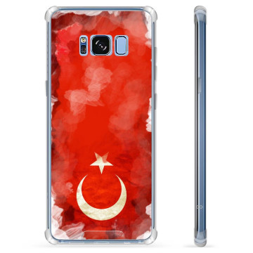 Samsung Galaxy S8 Hybride Hoesje - Turkse Vlag