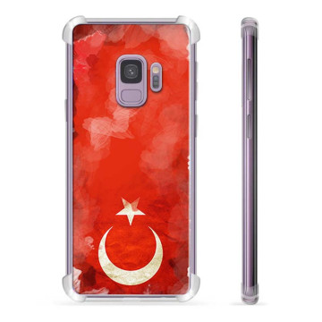 Samsung Galaxy S9 Hybride Hoesje - Turkse Vlag