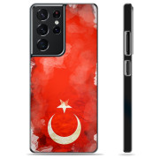 Samsung Galaxy S21 Ultra 5G Beschermende Cover - Turkse Vlag