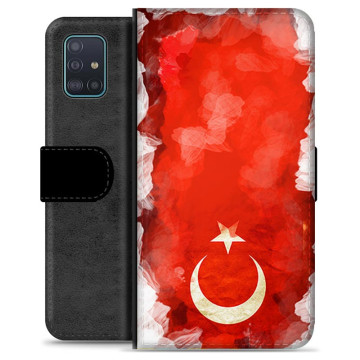 Samsung Galaxy A51 Premium Portemonnee Hoesje - Turkse Vlag