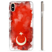 iPhone X / iPhone XS TPU Hoesje - Turkse Vlag