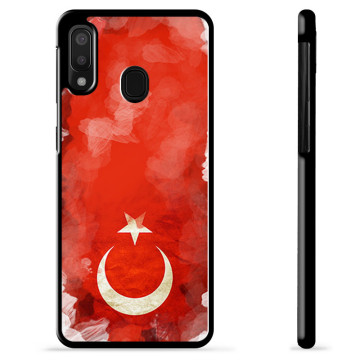 Samsung Galaxy A20e Beschermende Cover - Turkse Vlag