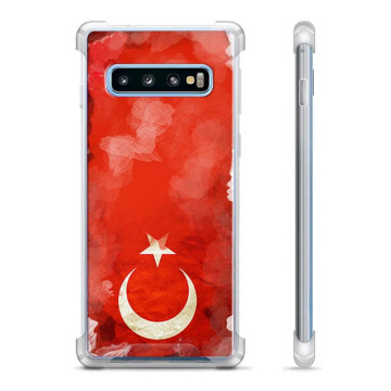 Samsung Galaxy S10+ Hybride Hoesje - Turkse Vlag