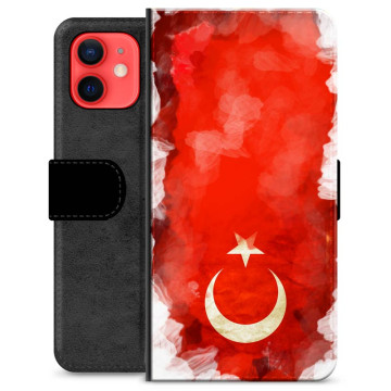 iPhone 12 mini Premium Portemonnee Hoesje - Turkse Vlag