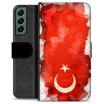 Samsung Galaxy S22+ 5G Premium Portemonnee Hoesje - Turkse Vlag