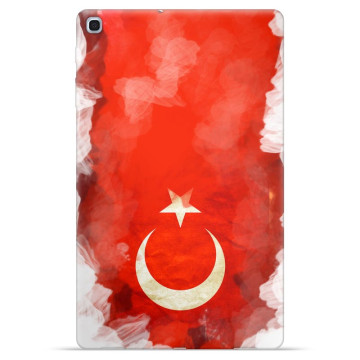 Samsung Galaxy Tab A 10.1 (2019) TPU Hoesje - Turkse Vlag