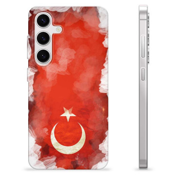 Samsung Galaxy S24 TPU Hoesje - Turkse Vlag