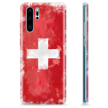 Huawei P30 Pro TPU Hoesje - Zwitserse Vlag