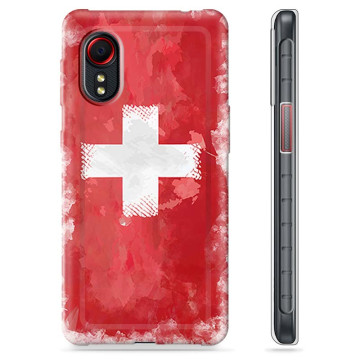 Samsung Galaxy Xcover 5 TPU Hoesje - Zwitserse Vlag