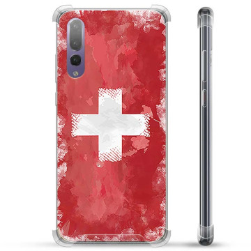 Huawei P20 Pro Hybride Hoesje - Zwitserse Vlag