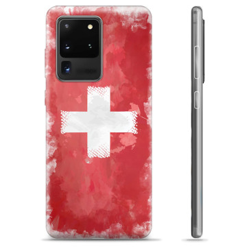 Samsung Galaxy S20 Ultra TPU Hoesje - Zwitserse Vlag