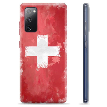 Samsung Galaxy S20 FE TPU Hoesje - Zwitserse Vlag