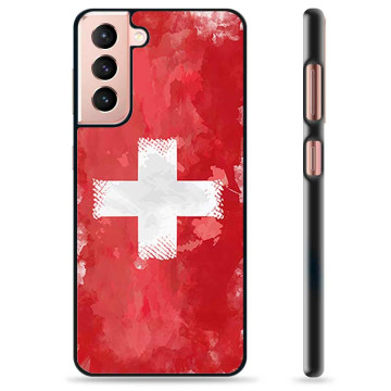 Samsung Galaxy S21 5G Beschermende Cover - Zwitserse Vlag